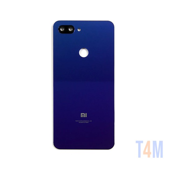 Tampa Traseira+Lente da Câmera Xiaomi Mi 8 Lite Azul Aurora